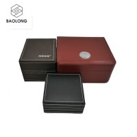 Custom luxury gift box leather jewelry box wholesale